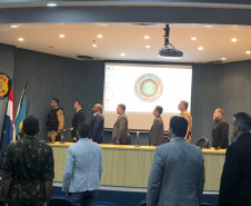 Forças de segurança discutem combate ao crime na fronteira.