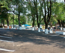 PCPR reestrutura estacionamento de unidade em Foz do Iguaçu
