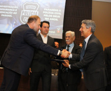 PCPR faz homenagem para policial veterano de 96 anos e outros 184 servidores da Capital