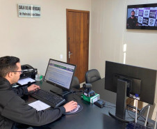 Flagrantes por videoconferência agilizam o trabalho da PCPR