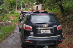 Viatura no loca da prisão 