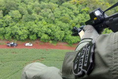 Polícia Civil do Paraná em operações aéreas na Costa Oeste