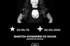 Homenagem à escrivã Maritza