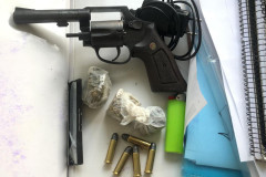 Materiais apreendidos pela polícia civil