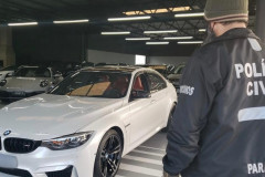 Carro apreendido na ação