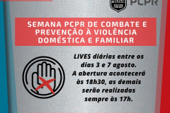 Banner com informações sobre a semana