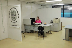 Sala do posto de identificação