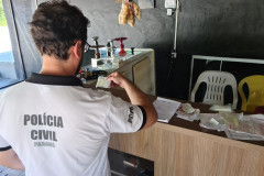 PCPR prende três pessoas e apreende um adolescente em ação contra o tráfico de drogas no Litoral