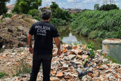 PCPR descobre terreno sem licença ambiental para despejo de restos de construções em Curitiba 