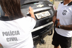 PCPR prende em flagrante casal que praticava furtos contra veranistas em Morretes 