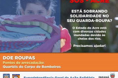 PCPR participa de ação solidária
