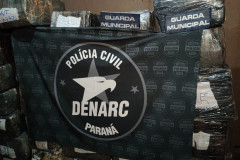PCPR e GM apreendem mais de uma tonelada em Foz do Iguaçu  