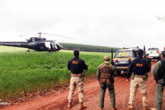 PCPR e PRF apreendem 15 mil maços de cigarro contrabandeados do Paraguai