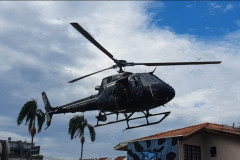 PCPR realiza voos especializados de polícia judiciária no Litoral 