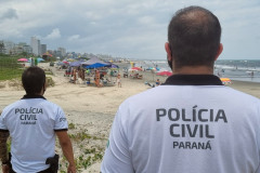 PCPR alerta mulheres sobre importância de denunciar agressores durante a temporada no Litoral