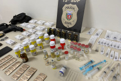PCPR prende casal por comércio ilegal de anabolizantes em Ponta Grossa