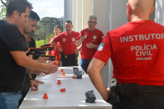 Entrega armas de choque