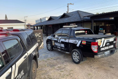 PCPR e PCSC prendem quatro suspeitos de integrar organização criminosa de tráfico de drogas 
