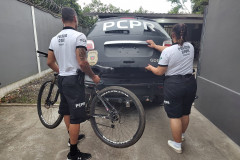 PCPR prende suspeito de furto e recupera bicicleta em Morretes 