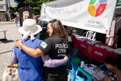 PCPR realiza evento Mulheres em Ação na praça Rui Barbosa em Curitiba  