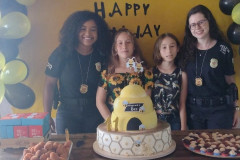 PCPR participa de aniversário de menina em Mallet