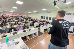 PCPR ministra palestra sobre crimes cibernéticos em Araucária