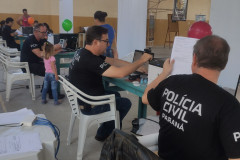 PCPR na Comunidade leva serviços de polícia judiciária para mais de 400 pessoas em Colombo