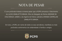NOTA DE PESAR