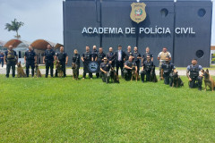 PCPR participa de curso de Cinotecnia Policial em Santa Catarina 