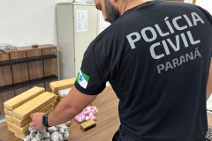 PCPR apreende 13,4 quilos de maconha em Matinhos  