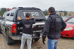 PCPR prende homem em flagrante por receptação em Castro 