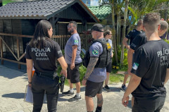 PCPR faz reconstituição de homicídio tentado em Pontal do Paraná