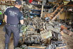 PCPR prende três suspeitos de associação criminosa e adulteração de sinal de veículo automotor