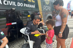 PCPR reforça distribuição de pulseiras de identificação durante shows do Verão Maior 