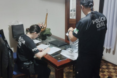 PCPR deflagra operação contra corrupção e fraudes em licitações de peças e serviços para maquinários pesados no Oeste do Estado