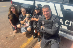 PCPR participa de aniversário de menina em Londrina