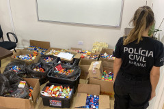 PCPR prende três pessoas em flagrante por falsificação de produto terapêutico ou medicinal em Curitiba