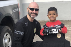 PCPR promove festa de aniversário para criança em abrigo do Rio Grande do Sul