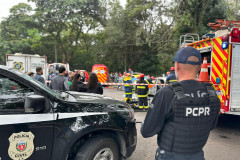 PCPR leva orientações sobre o Maio Amarelo para a população de Curitiba e Maringá