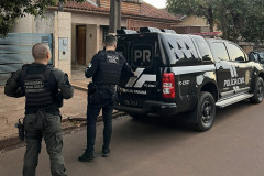 PCPR prende homem em flagrante por posse ilegal de arma de fogo e outros crimes em Terra Rica
