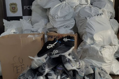 PCPR e Procon apreendem 700 pares de calçados falsificados 