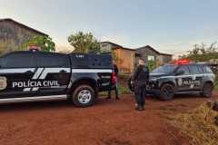 PCPR e PMPR cumprem nove mandados judiciais contra grupo ligado ao tráfico de drogas no Sudoeste do Estado