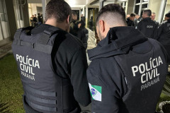 PCPR realiza operação contra organização criminosa especializada em furto de cabos telefônicos