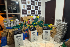 PCPR apreende 956 quilos de maconha em Foz do Iguaçu