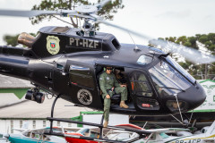 PCPR comemora oito anos do Grupamento de Operações Aéreas