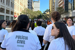 PCPR participa de Caminhada do Meio- Dia contra o feminicídio 