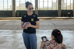 PCPR realiza panfletagem educativa da Operação Shamar em Curitiba e Cascavel