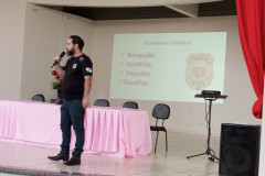 PCPR participa do evento da Semana Nacional da Justiça pela Paz em Casa em Cidade Gaúcha