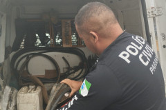 PCPR prende homem em flagrante por furto de fios de cobre em Curitiba
