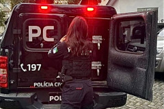 PCPR prende homem condenado por roubo e corrupção de menores em Araucária